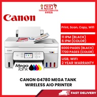 CANON G4780 MEGA TANK WIRELESS AIO PRINTER PRINT SCAN COPY