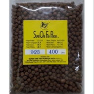 SUPER ONE FISH POWDER 923 400g dedak biji pellet ikan dedak pancing umpan pancing umpan ikan fish pe