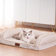 EMME Cooling Dog Bed with High Resilience and Removable Cover for Easy Cleaning - Ideal for Senior D