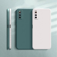 iQOO12 iQOO12Pro/11/11Pro/11S Original Square Liquid Silicone Soft TPU Shockproof Phone Case For iQO