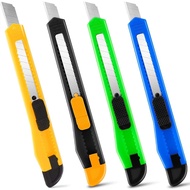 Exacto - Retractable box cutter，4Pieces，High-Quality Multi-Function Knife，0.315inch-wide blade，Used 