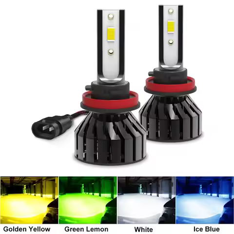 2pcs H4 H7 H1 HB3 HB4 9005 9006 H8 H11 H16(JP) 9007 H13 9008 Led Bulbs Car Headlight Auto Headlamp W