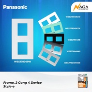 Panasonic Style-e Frame, 2 Gang 4 Device, WESJ78049