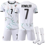 25 and 26 Portugal home 7 Cristiano Ronaldo football jersey for children and adults