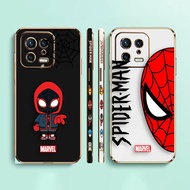 Spiderman Miles Cartoon Marvel Avengers Side Printed E-TPU Phone Case For XIAOMI POCO F4 F3 M5 M4 X5 X4 X3 C40 F5 F1 REDMI K50 K40 NOTE 12 11 10 S GT PRO PLUS NFC Gaming Turbo 5G