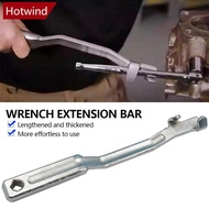 HOTWIND Car Repair Extended Wrench Torque Extender Tool Bar Silver Universal Extension Tool Opening 