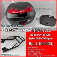 EL340N GIVI TOP BOX PACKAGE + MV GIVI BREQUETTE