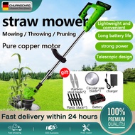 【Ready Stock】CHANGCHAO Electric lawn mower 12V，24V rechargeable lawn mower cordless lawn mower portable garden trimming tool lawn trimmer brush lawn mower