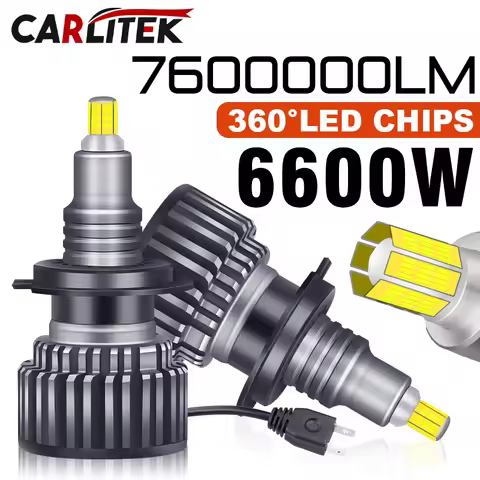 6600W H7 H11 LED Headlight Bulbs Canbus Fog Light 9006 Hb4 9005 Hb3 9012 Hir2 Led 360 H27 880 881 3D