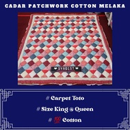 CARPET TOTO COTTON SYAQIST PATCHWORK CARPET TOTO SINGLE / QUEEN / KING / KARPET COTTON