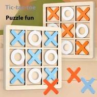 1pc Wooden 9-Grid XO Tic Tac Toe Board Game, Ideal Gift For Birthday, Christmas, Halloween