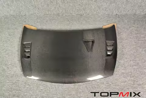 Real carbon fiber hood bonnet fit For HONDA Civic Type R FD2