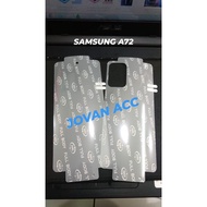 SAMSUNG A52/SAMSUNG A72 FULL BODY HYDROGEL Screen Protector FILM, FULL COVER SIDE HYDROGEL