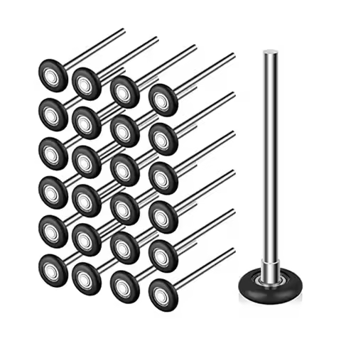 A98E-12Piece Nylon Garage Door Roller 1.8 Inch Quiet Garage Rollers Bulk 6200ZZ Bearing Replacement