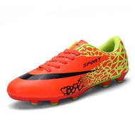New Low-top Professional Men's Soccer Shoes Breathable Athletic Training Footwear Long Split Spikes 
