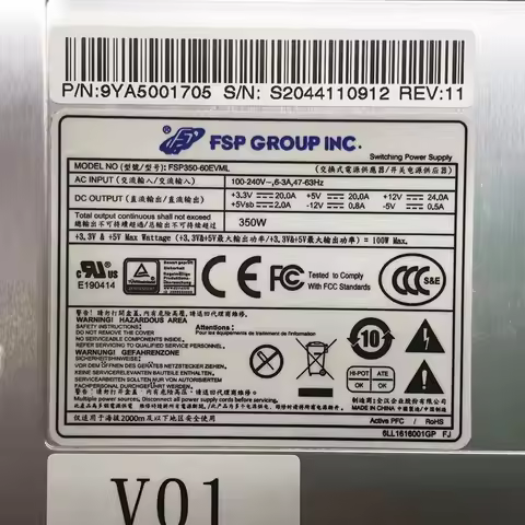 FSP350-60EVML Server Power Supply 350W
