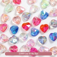 WHOLESALE Transparent UV Love Mix Beads Imported DIY Crafting Materials