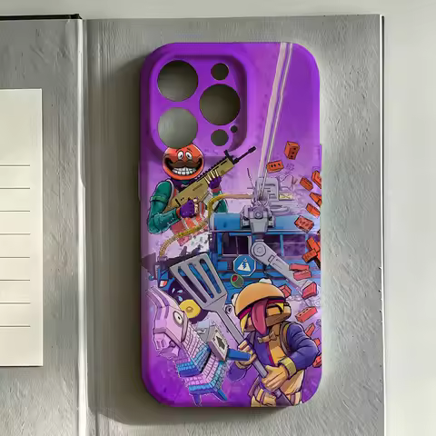Game Hot F-Fortnites Phone Case for iPhone 17e 17 16e 16 15 14 13 12 11 Air Pro Max XS XR XSMax 6 7 