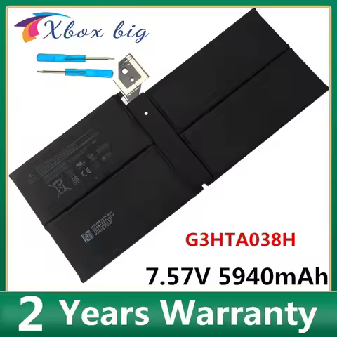 G3HTA038H DYNM02 Laptop Battery for Microsoft Surface Pro 5 1796,Pro 6 1807 1809 12.3'' Series Table