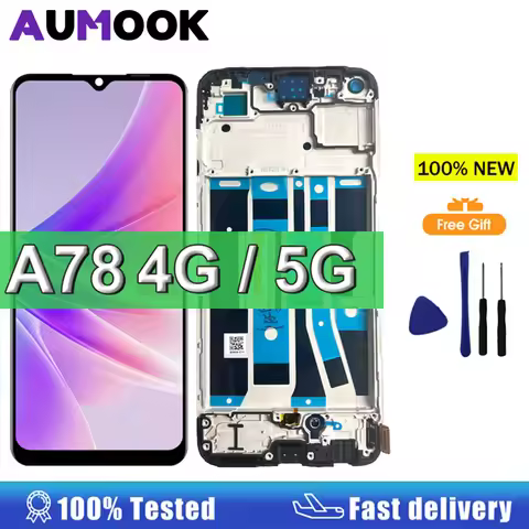 A78 LCD Screen For Oppo A78 4G CPH2565 LCD Display Touch Screen Digitizer Assembly For A78 5G CPH219