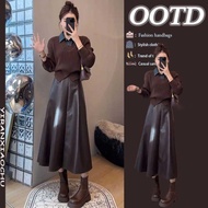 D1014 Girls Suit Autumn Winter Salt Series Light Mature Style Wear Age-Reducing Temperament Stitchin