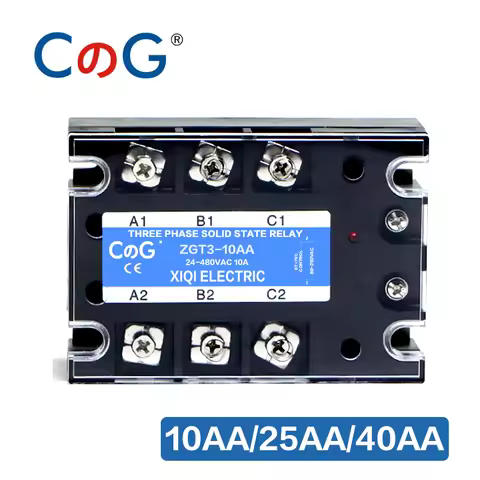 CG 10A 25A 40A 60A 80A AA Three Phase SSR AC Control AC Aluminum Radiator For 40AA Heat Sink SSR AC 