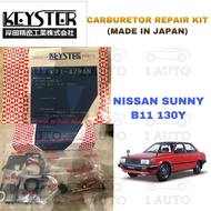 (MADE IN JAPAN) KEYSTER CARBURETOR REPAIR KIT NISSAN SUNNY 130Y B11 1.3 E13 ENGINE