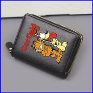 GS4 Garfield Short Zipper Wallet Large Capacity Multi functional Multi slot Card Bag Cartoon Coin Pu