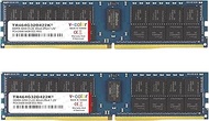 V-Color 128GB(64GBx2) 3200MHz DDR4 ECC R-DIMM 4Gx4 2Rx4 ECC Registered DIMM Using hynix IC Dual Rank