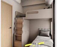 bed 錯位上下床 Misaligned bunk beds 支持訂製 榻榻米 地台櫃 Lockers Storage bed  雙層床 Bunk Beds 單人床 single bed 雙人床 Do