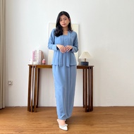 Hoolaqueen - Adiba New Kutu Set - New Kutu Kurung - Modern Kurung Dress - One Set Malay Kurung - Kur