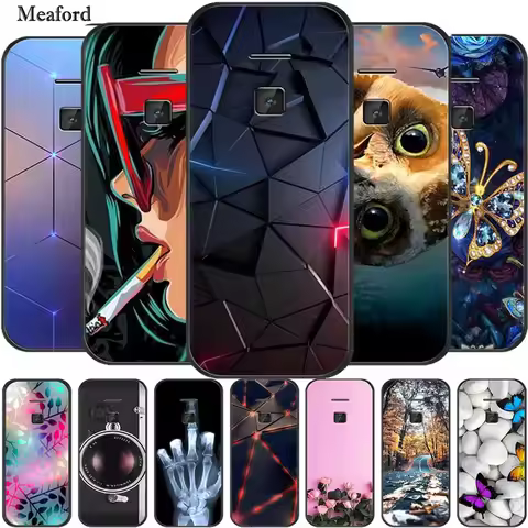 For Nokia 8210 4G Case Animals Soft Silicone TPU Phone Back Cover Coque for Nokia 8210 4G Funda Noki