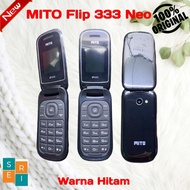 MITO Flip Lipat 333 NEO Dual SIM Bergaransi Plus SD Card VGen New 4GB/ 8GB Handphone Feature Phones