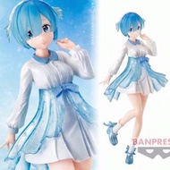 全新現貨 Bandai 眼鏡廠 Banpresto Re:從零開始的異世界生活 Re:零 Re:zero 雷姆 蕾姆 Serenus Couture Vol.2 第二彈 珠光漆藍白色透明水晶禮服ver