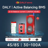 Daly Smart BMS with BT+Hardware Active Balancer 1A Current 4S 8S 30A 40A 60A 80A 100A LiFePO4 Batter