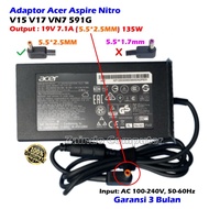 ACER NITRO ADAPTOR 19V 7.1A (5.5X2.5MM) 135W V15 V17 VN7-591G-70RT VN7-591G-77FS VN7-591G-77FS VN7-7