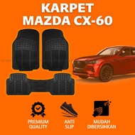 Premium Mazda CX60 Car Mat Anti-Slip Mat Waterproof Thick Non-Slip Waterproof Universal