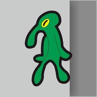 Stiker Squidward Sticker Anime Satuan Anti Air Sticker Tumblr Laptop| Stiker Koper Helm