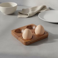 Stackable Design Acacia Wood Egg Rack Easy to Clean Acacia Wood Egg Holder for Pantry