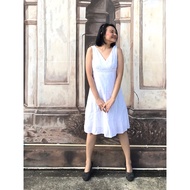 Cotton Lace Dress Waist 28 Inches R&K Originals USA Vintage Brand Size S6 Length 40