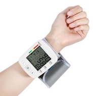 六本木 - (白色) USB充電 英文語音自動手腕式血壓計 連收納盒