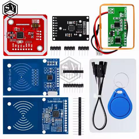 NFC RFID module RC522 MFRC-522 PN532 RDM6300 Kits S50 13.56 Mhz 125Khz 6cm With Tags SPI Write & Rea