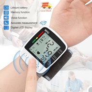 Portable Digital Blood Pressure Monitor Wrist Blood Pressure BP USB Charging Voice Sphygmomanometer *