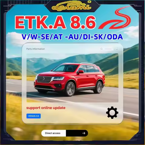 Etka 8.6 software Auto Repair Software Group Vehicles Electronic Parts Catalogue for A-udi for V-W S