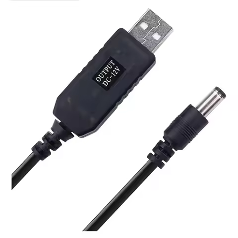USB power cable – boosts 5V input to selectable 5V/9V/12V output, ideal for powering WiFi .