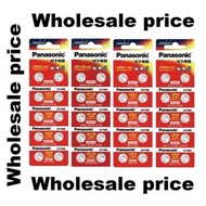 1 card 10 pcs price Wholesale  Panasonic Battery LR44 SR44SW A76 AG13 LR41 SR41SW AG3 LR1130 LR54 AG