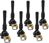 6Pcs Ignition Coils 12131748018 UF354 UF300 Compatible With BMW 323I 325Ci E46 E39 X5 E36 325 330 V6