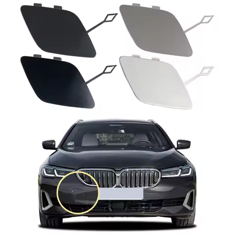 Front Bumper Tow Hook Cap Towing Eye Cover For BMW 5 M-Sport G30 Sedan G30 Wagon 2021 2022 2023 5111