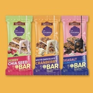 LA JUICERIA Snackbar 40g (White Choc Cranberry/Berry Chia Seed/Sea Salt Dark Choc) by PenangToGo