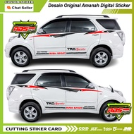 Stiker mobil toyota rush list body mobil toyota rush stiker trd sportivo toyota rush daihatsu terios